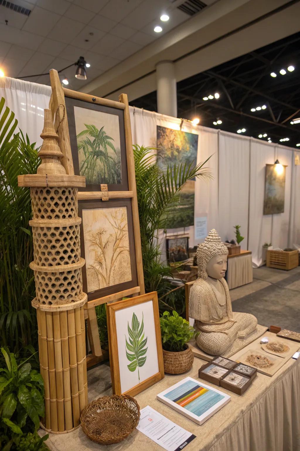 Nature-friendly items adding sustainable value.