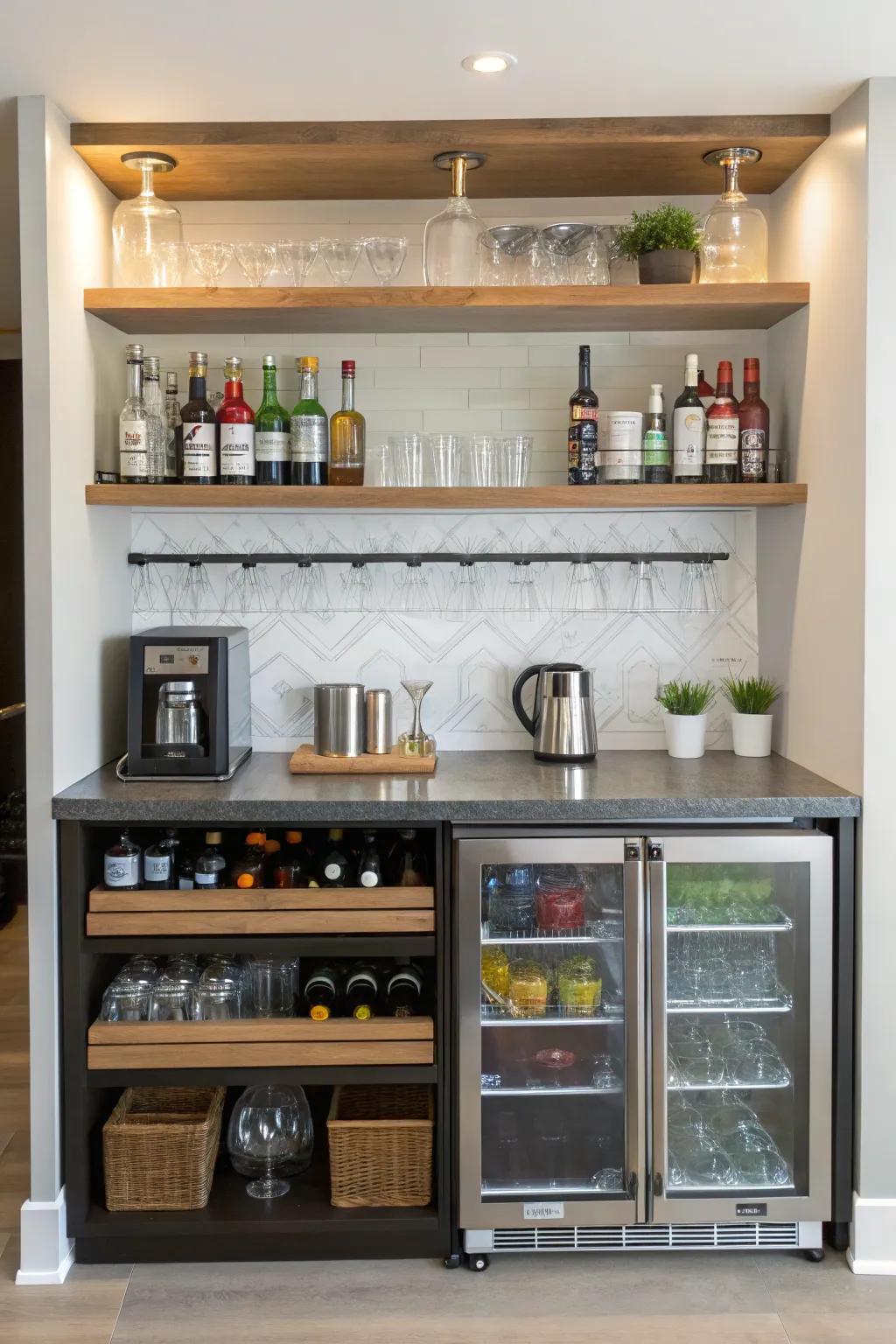 Multi-purpose boards maintain your beverages chilled and ready.