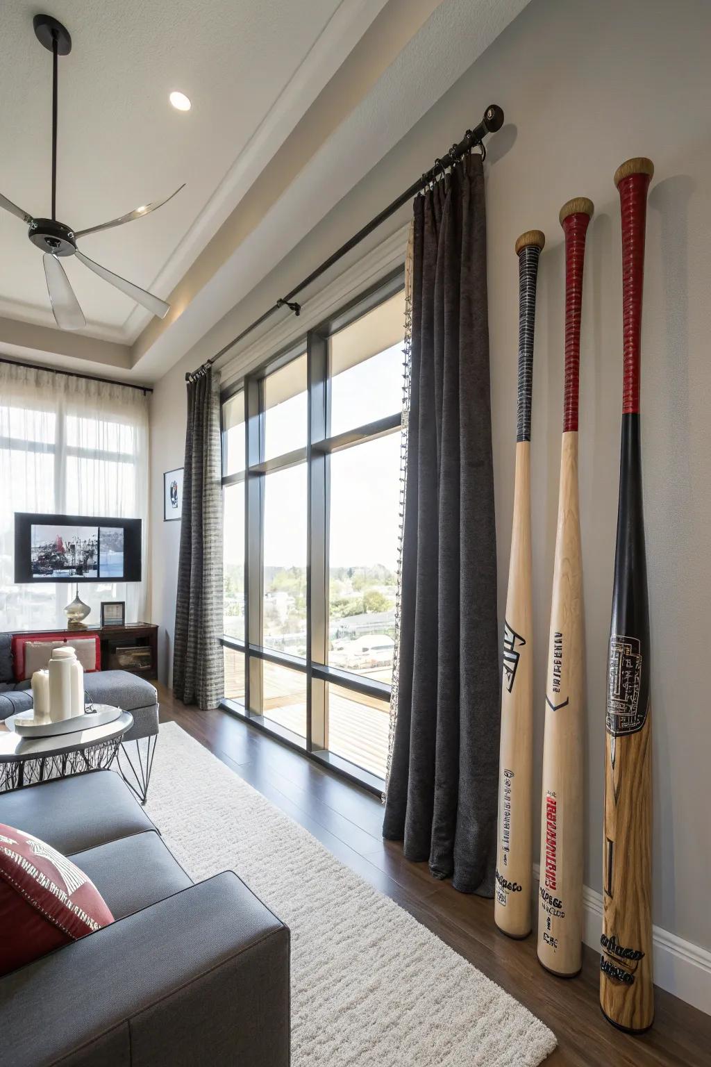 Curtain rails that steal the spotlight.