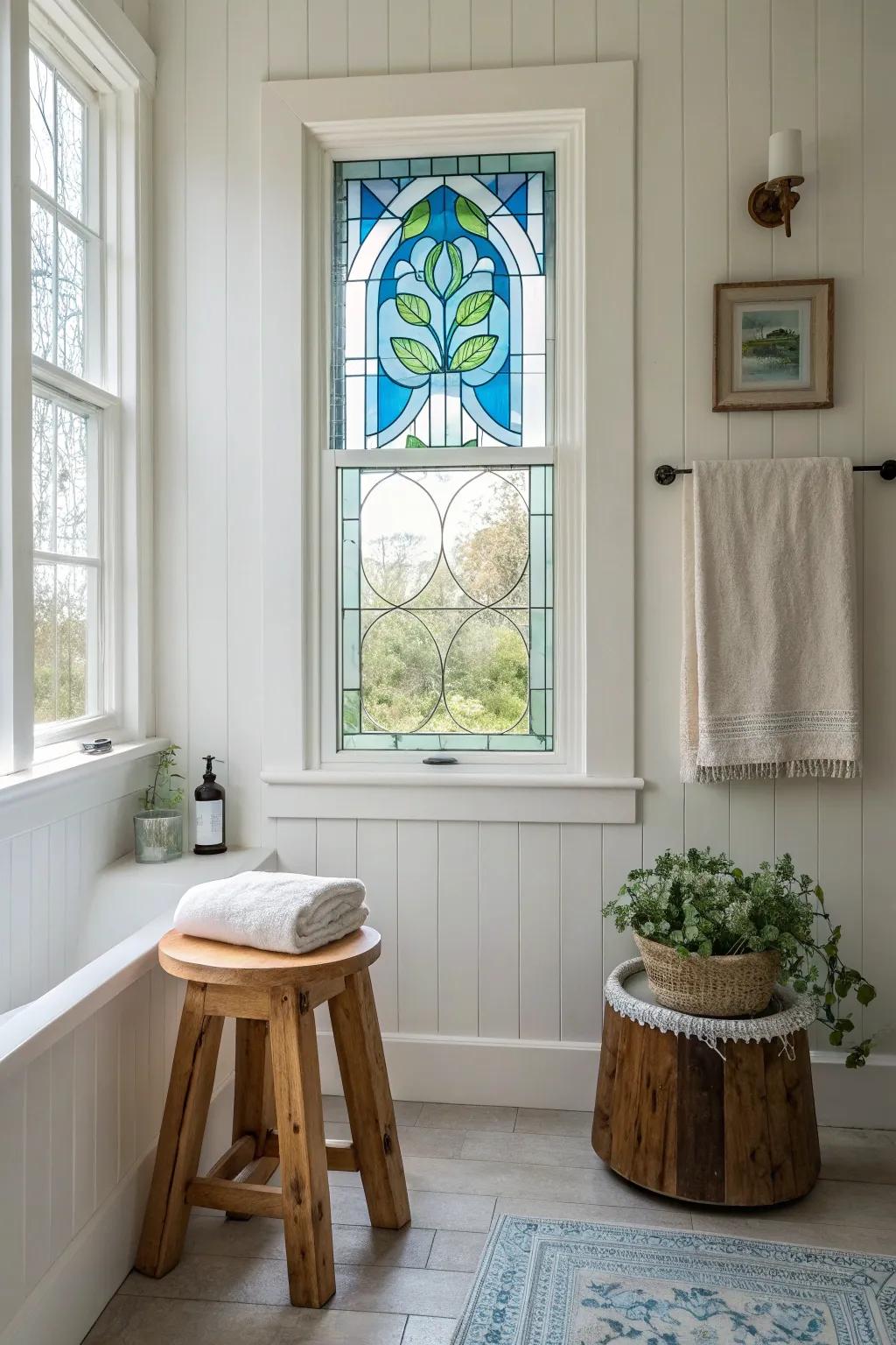 Creative communication revealed via tinged glass windows that pop with color. 🎨 #ArtisticDesign #ColorfulSpaces