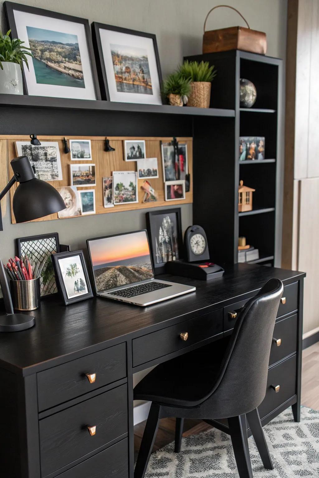 Individualized nuances making the office feel like a home.