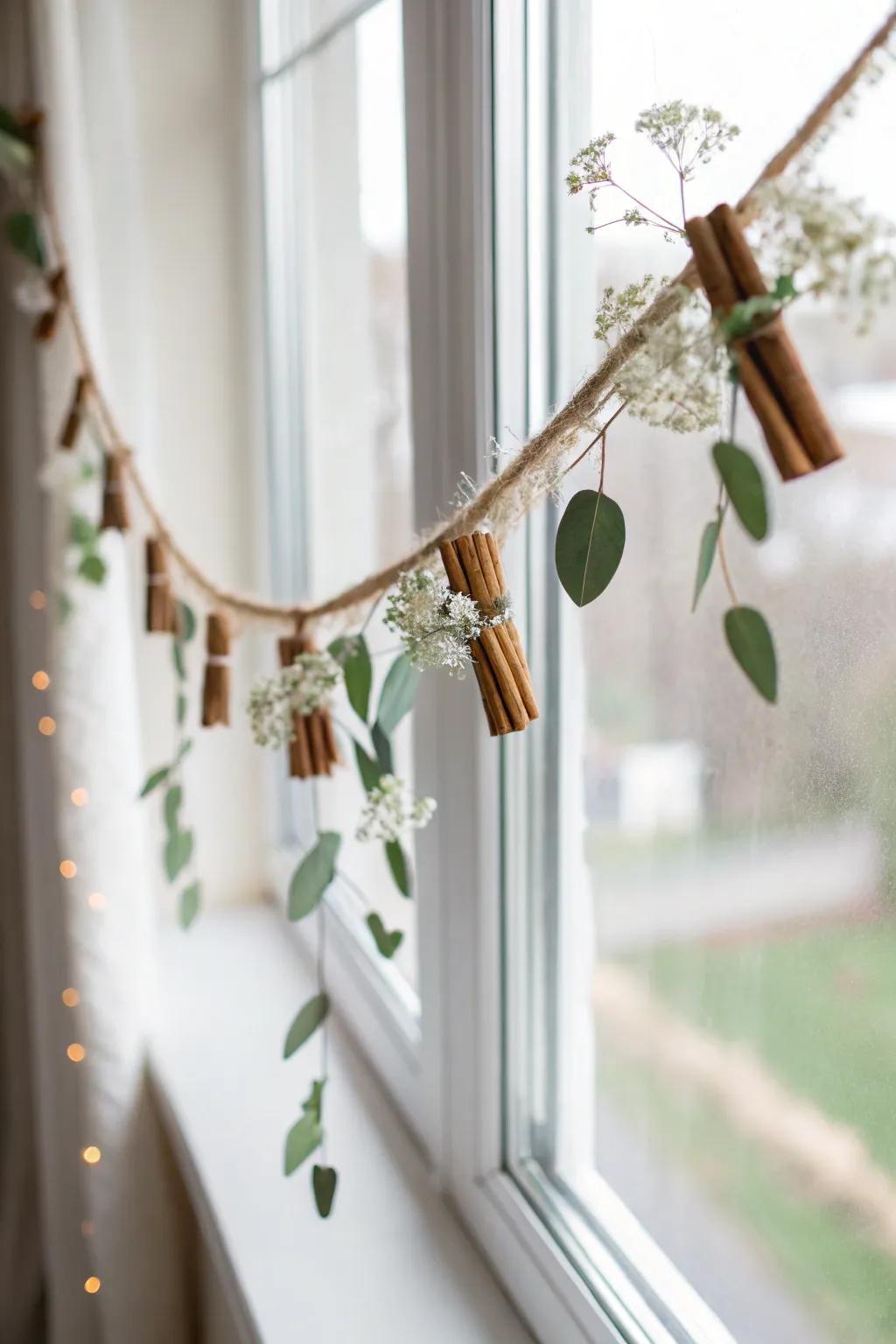 Incorporate the scent of holidays into your home, by generating a basic yet magnificent spice cane garland.