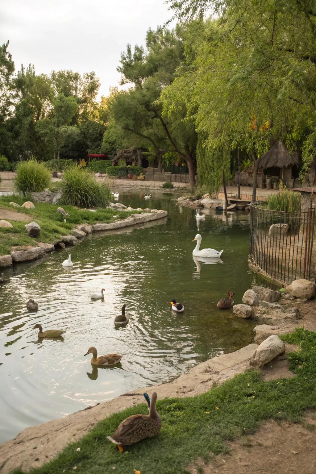 A supportive ecosystem attracts a diversity of species.