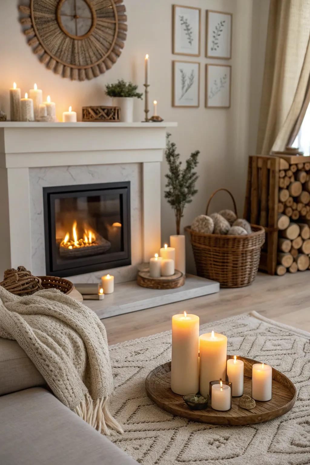 Extend the snug radiance across the region by means of calculated lights. 🕯️🏡 #SnugVibes #WarmthAtHome