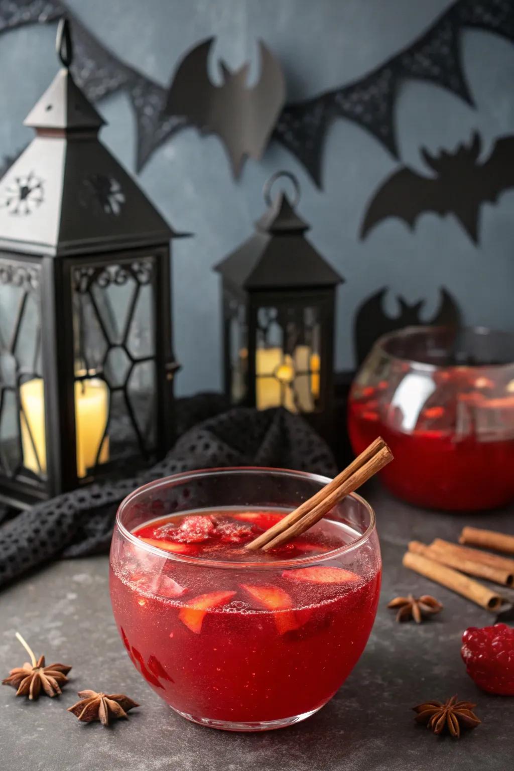 A Fiery Dragon’s Breath punch that’s both spicy and exciting.