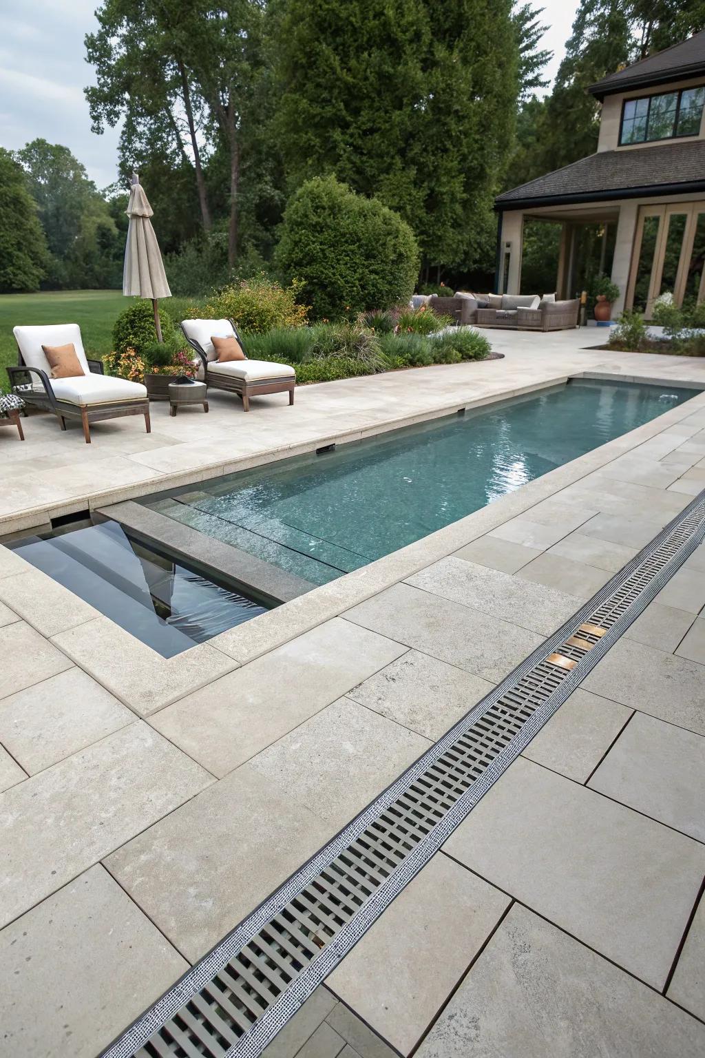 Flush-fitting designs maintain a seamless and level deck surface.