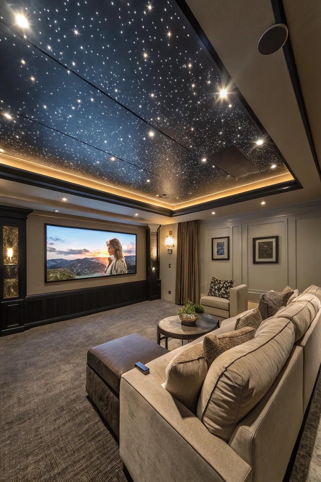 Expand your space using light-reflecting ceilings.