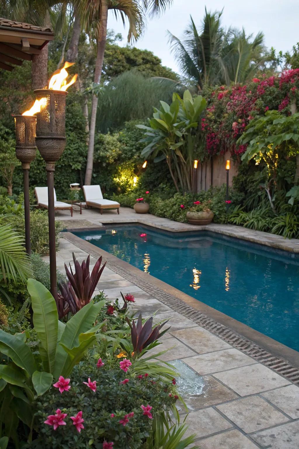 A themed pool zone that feels like a tropical escape.