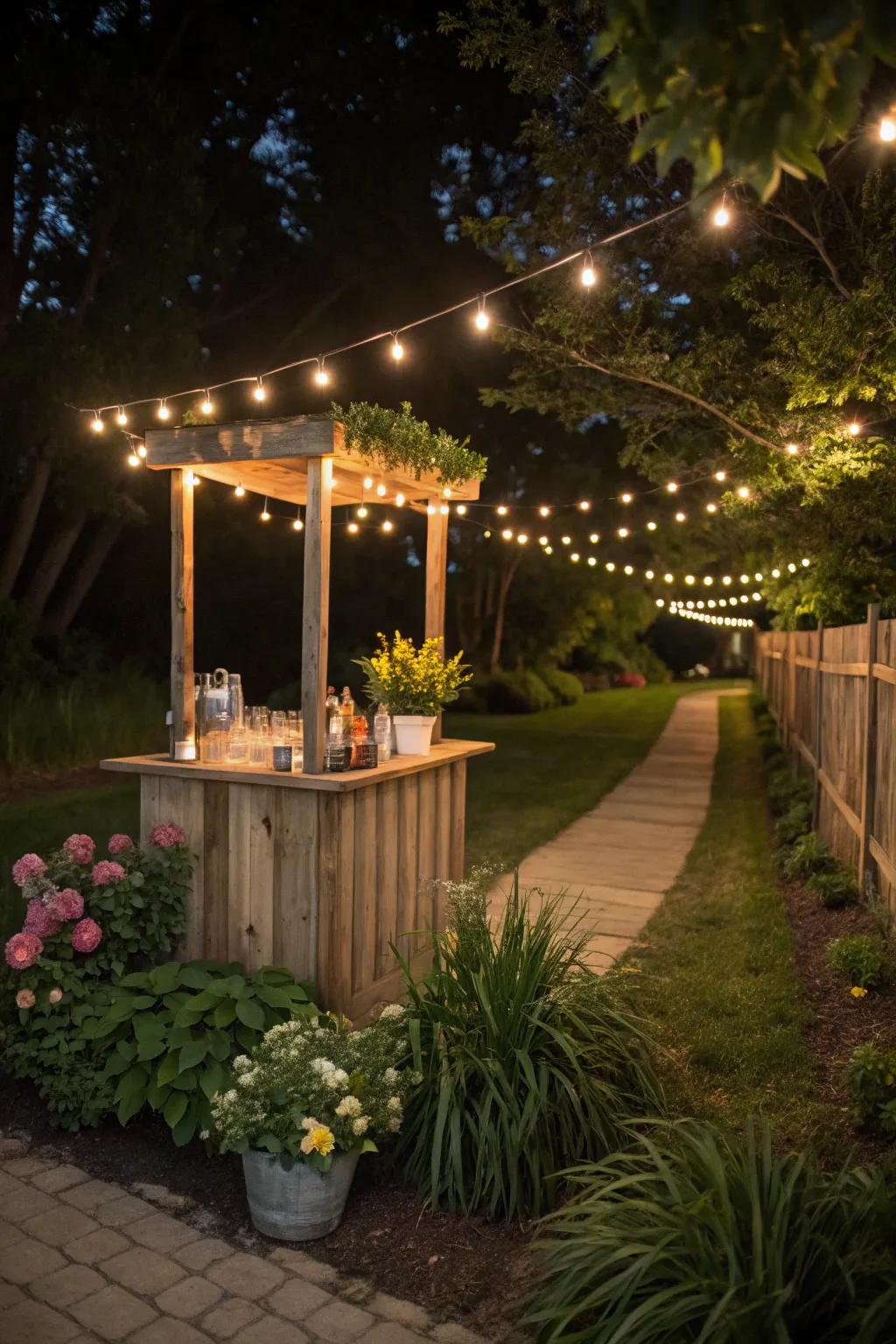 Strand illumination infuses a magical ambiance to your nighttime get-togethers.