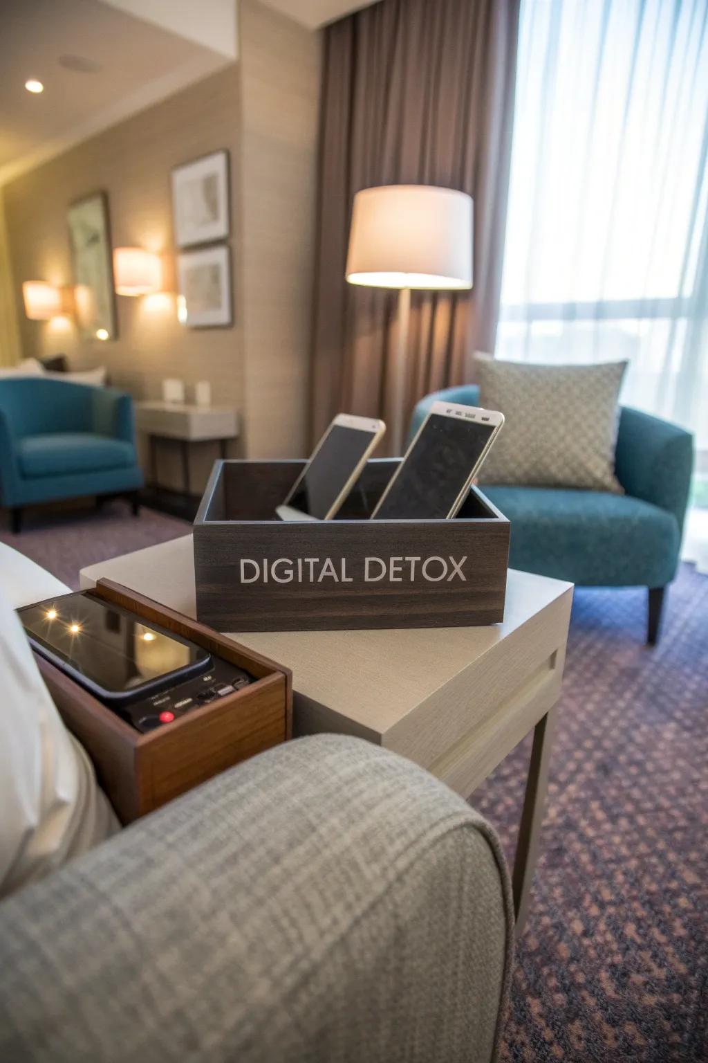 A tech-free interlude encourages genuine connection.