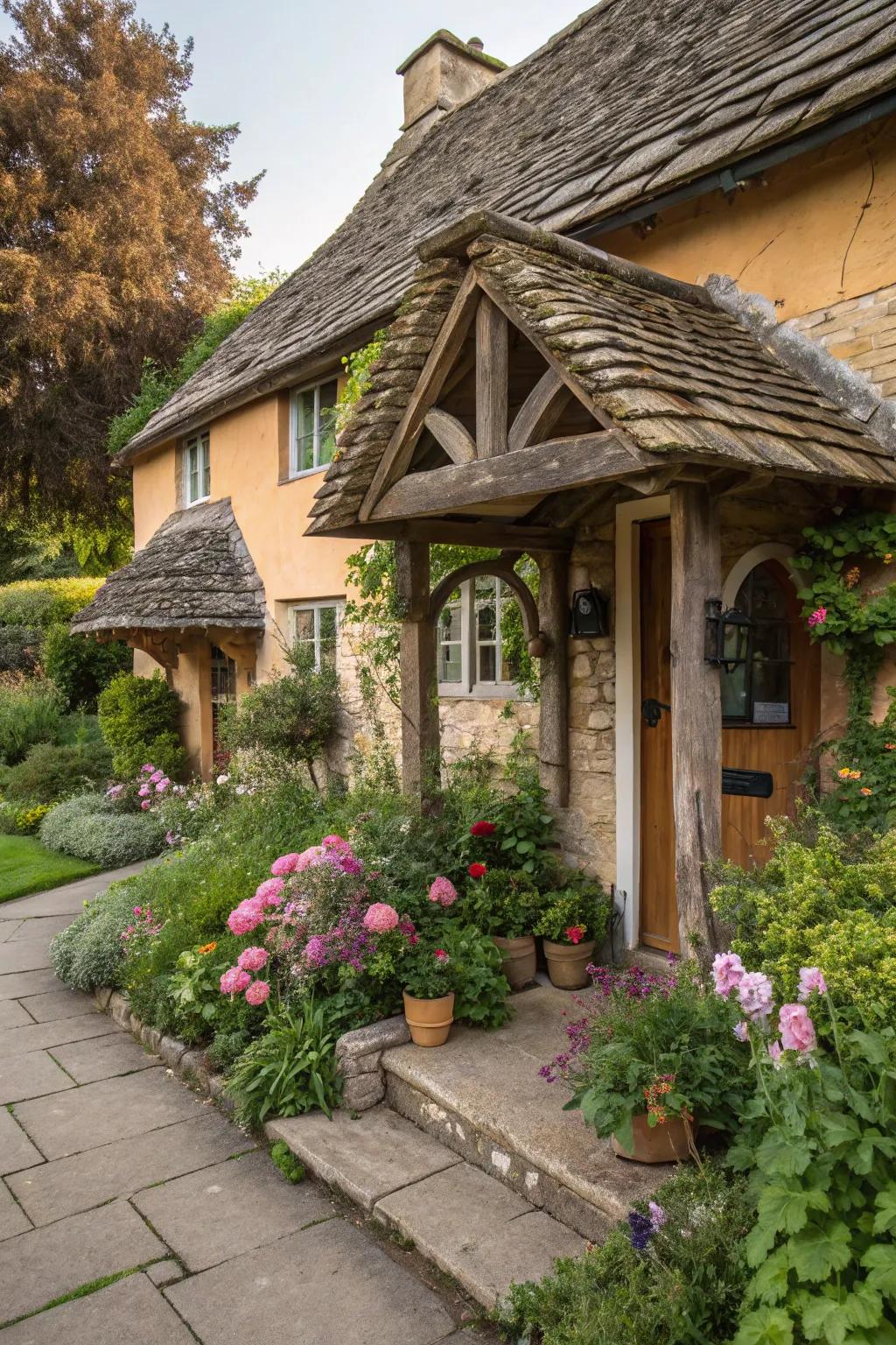 Stone tiles offer a steadfast, timeless look.