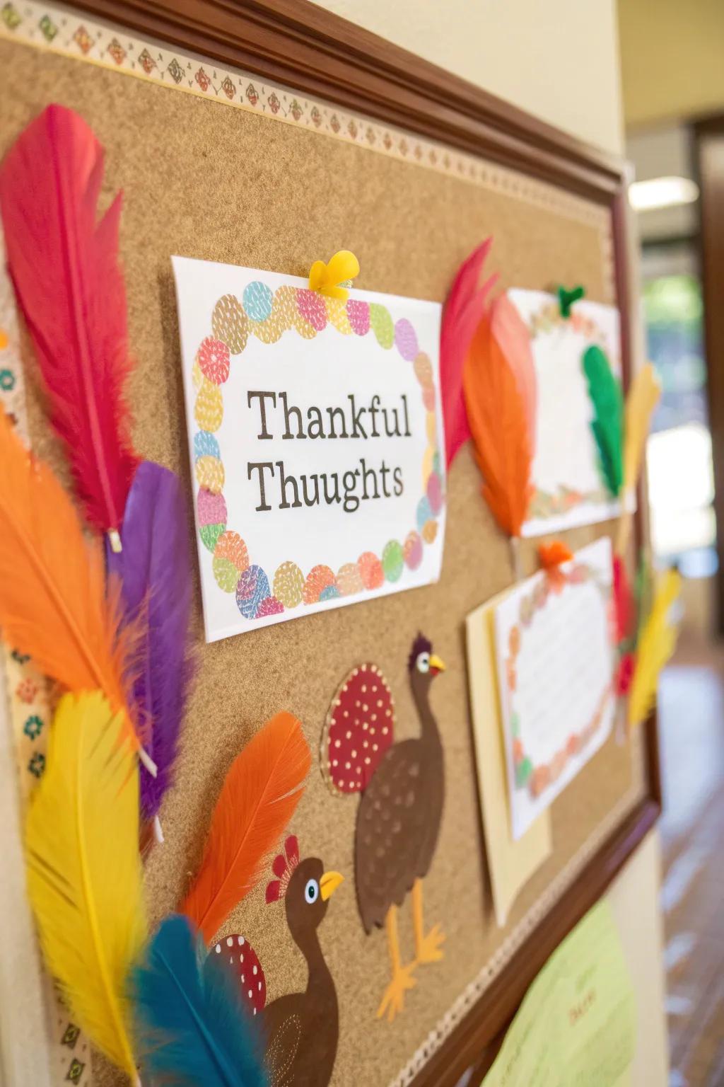 Turkey Plume Thanks adding a playful touch to gratitude.