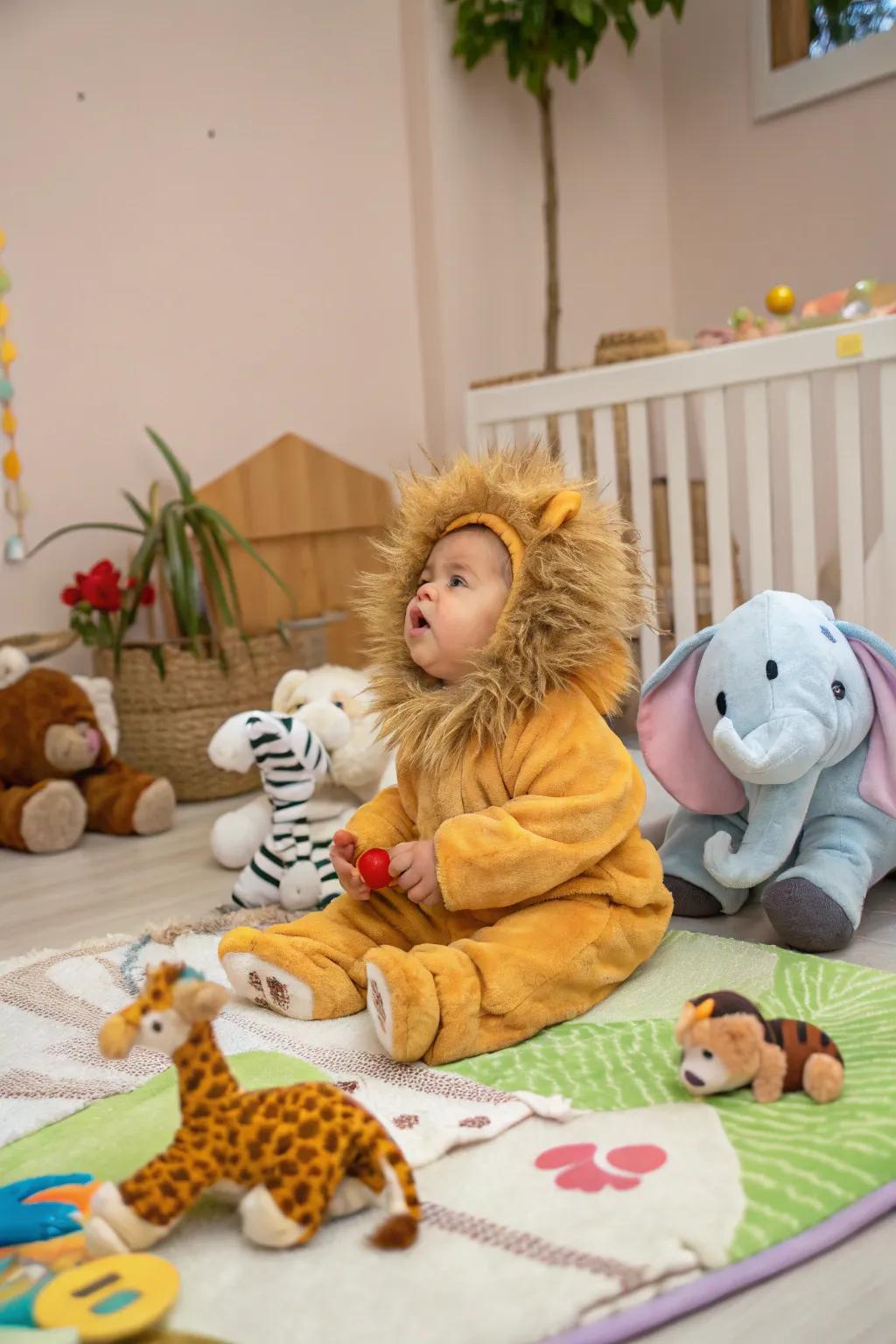 Listen to him roar! The nursery king is here.