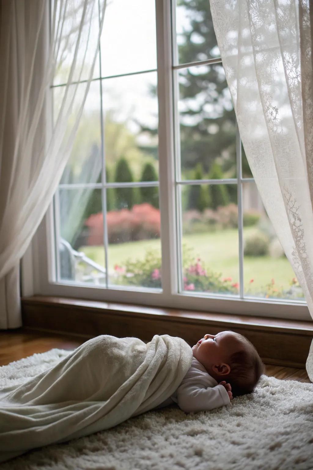 The glow of natural window light can transform any instance into pure enchantment.