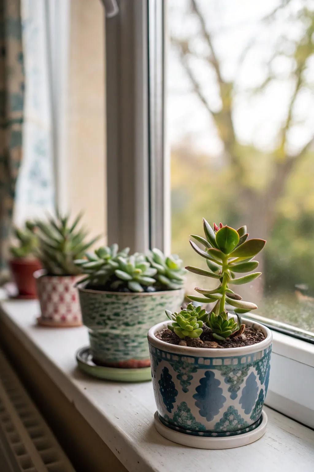 Small sprouts provide guests with a growing reminder.