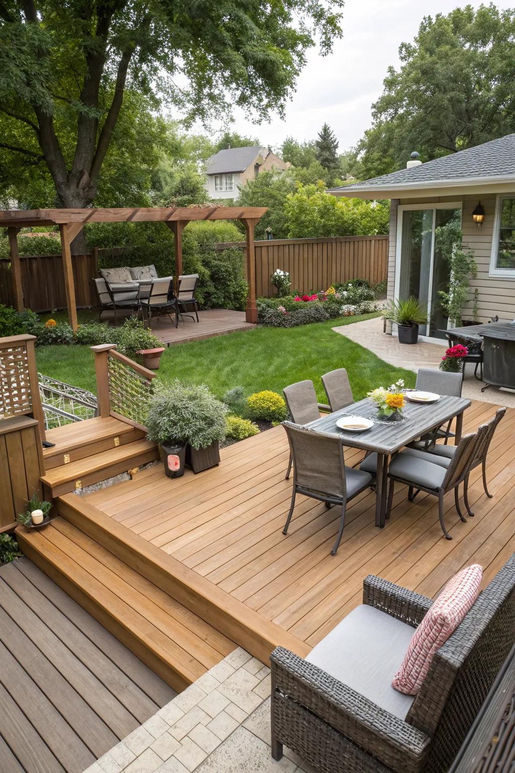 Boardwalk introduces structure and flair to your outdoor living space.
