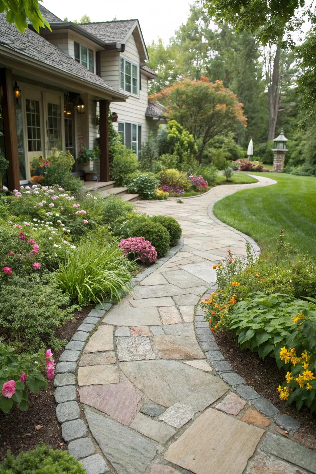 Design appealing pathways that lead visitors through your garden.