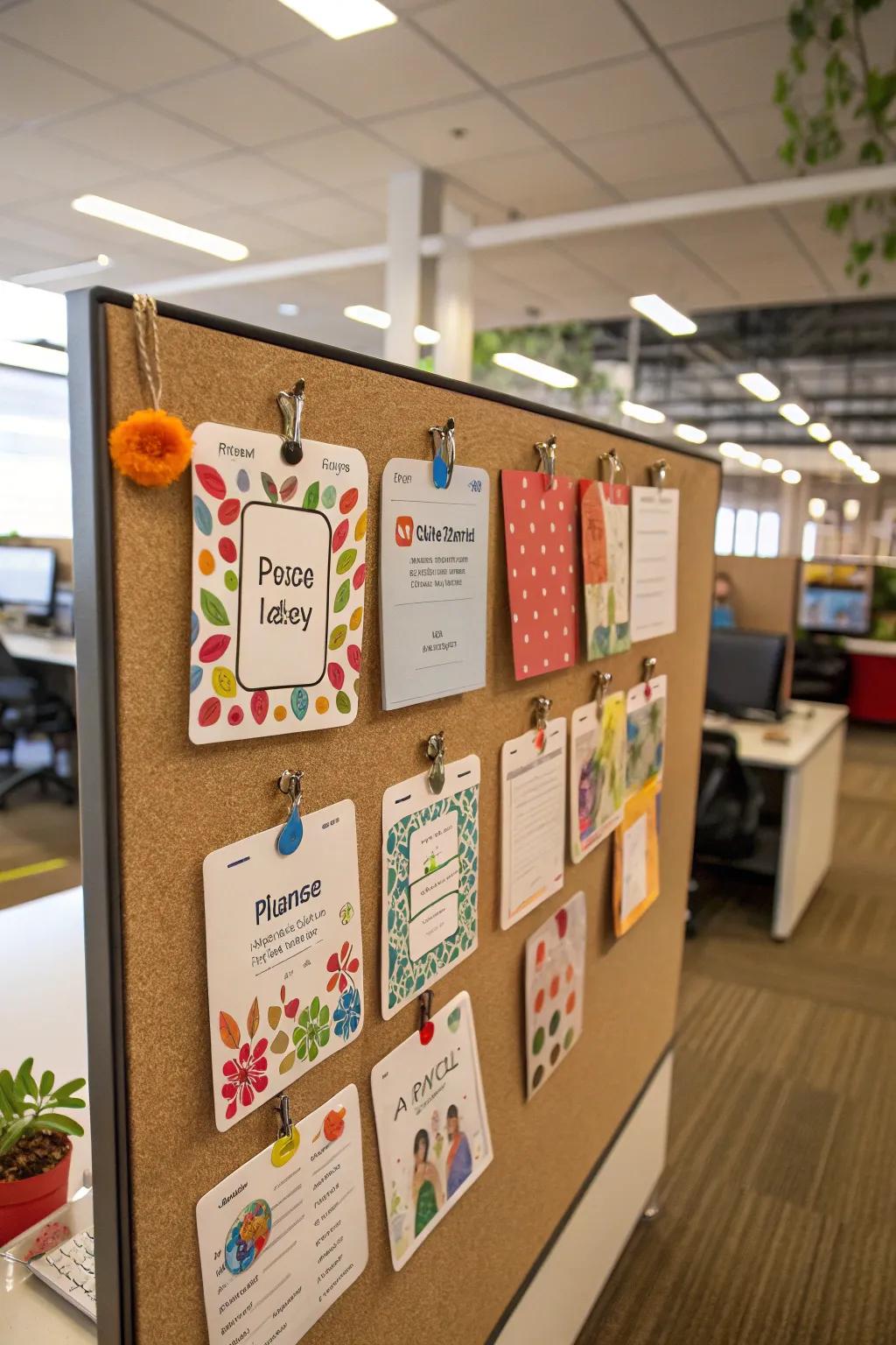 Customized name tags add a personal flourish.