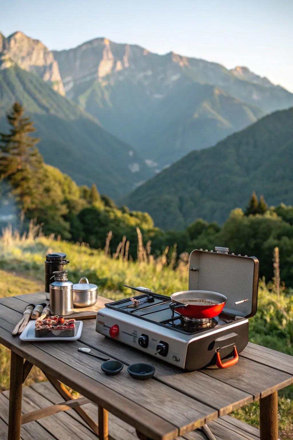 For campers, effective and transportable cooking options.