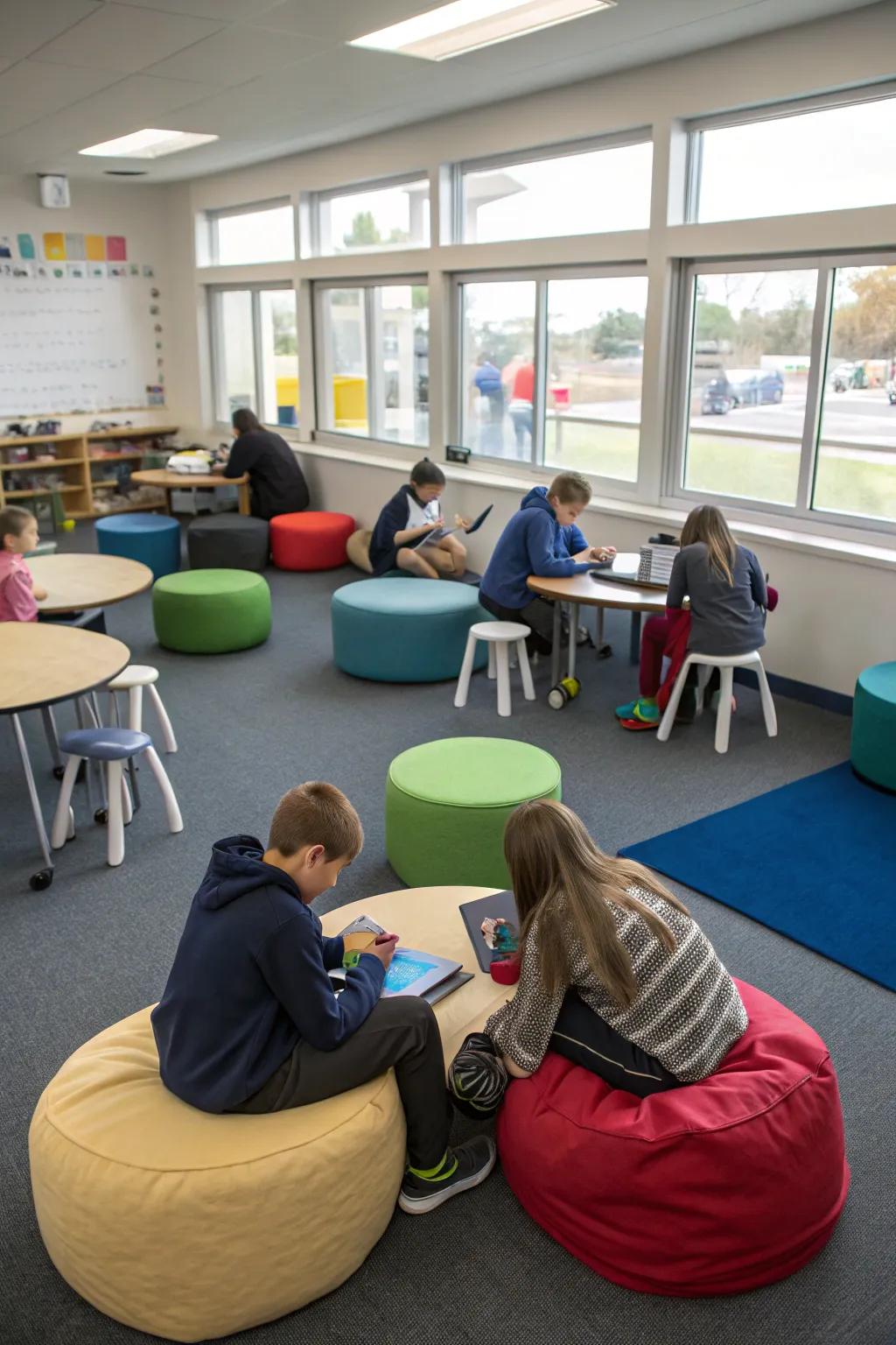 Adaptable arrangements improve teamwork and comfort.