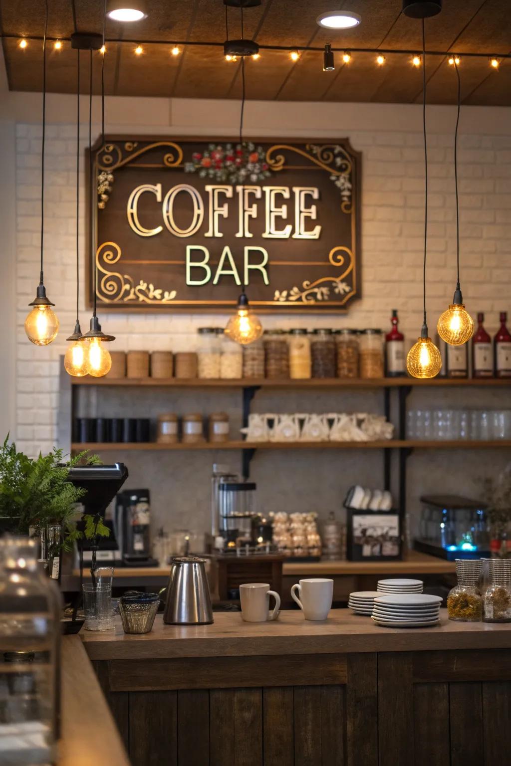 A custom coffee quote enhances individuality.