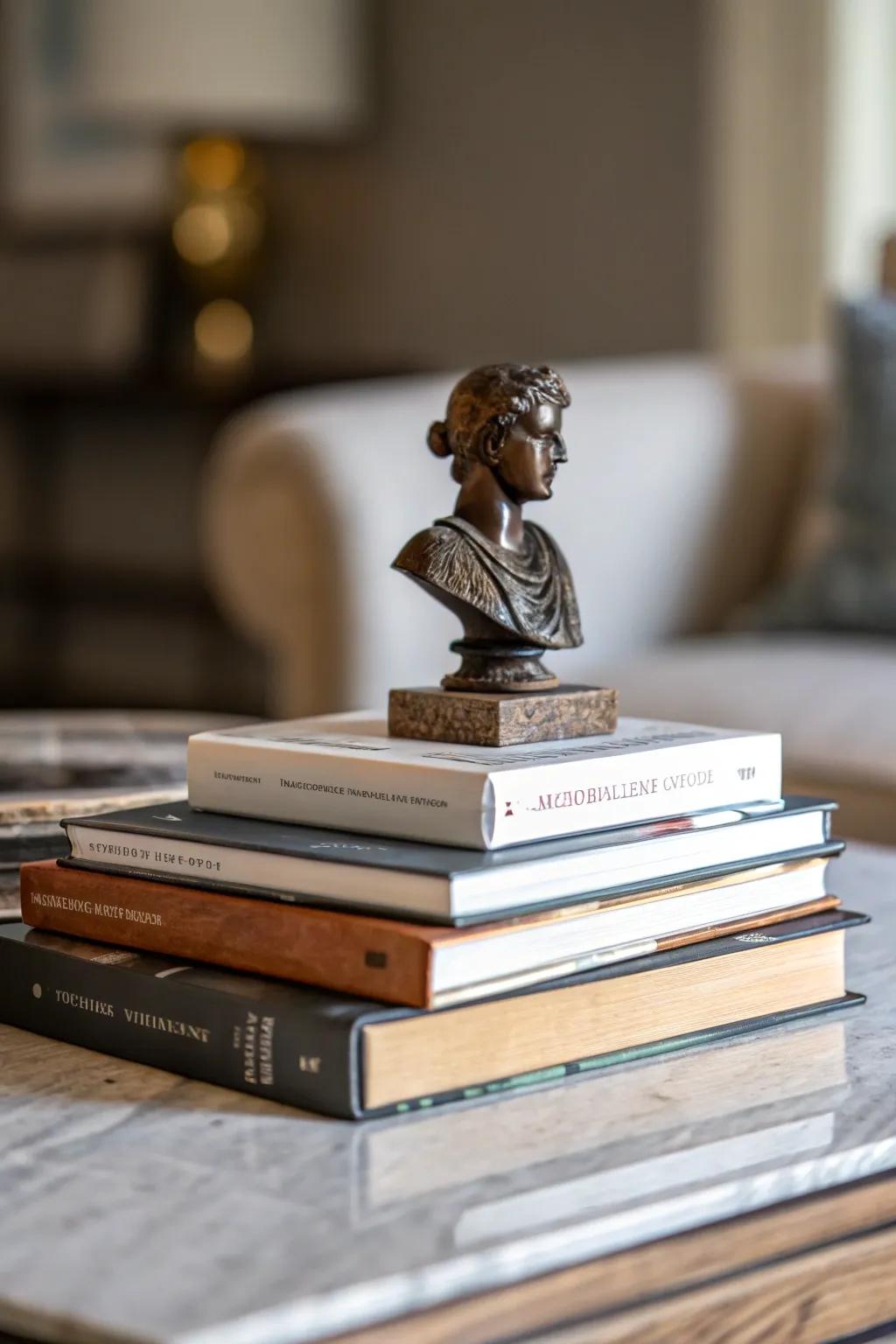 Personalize your arrangement with significant items.