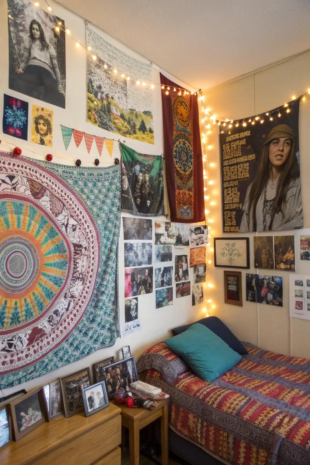 Morph your dorm walls with custom art that shows off you.