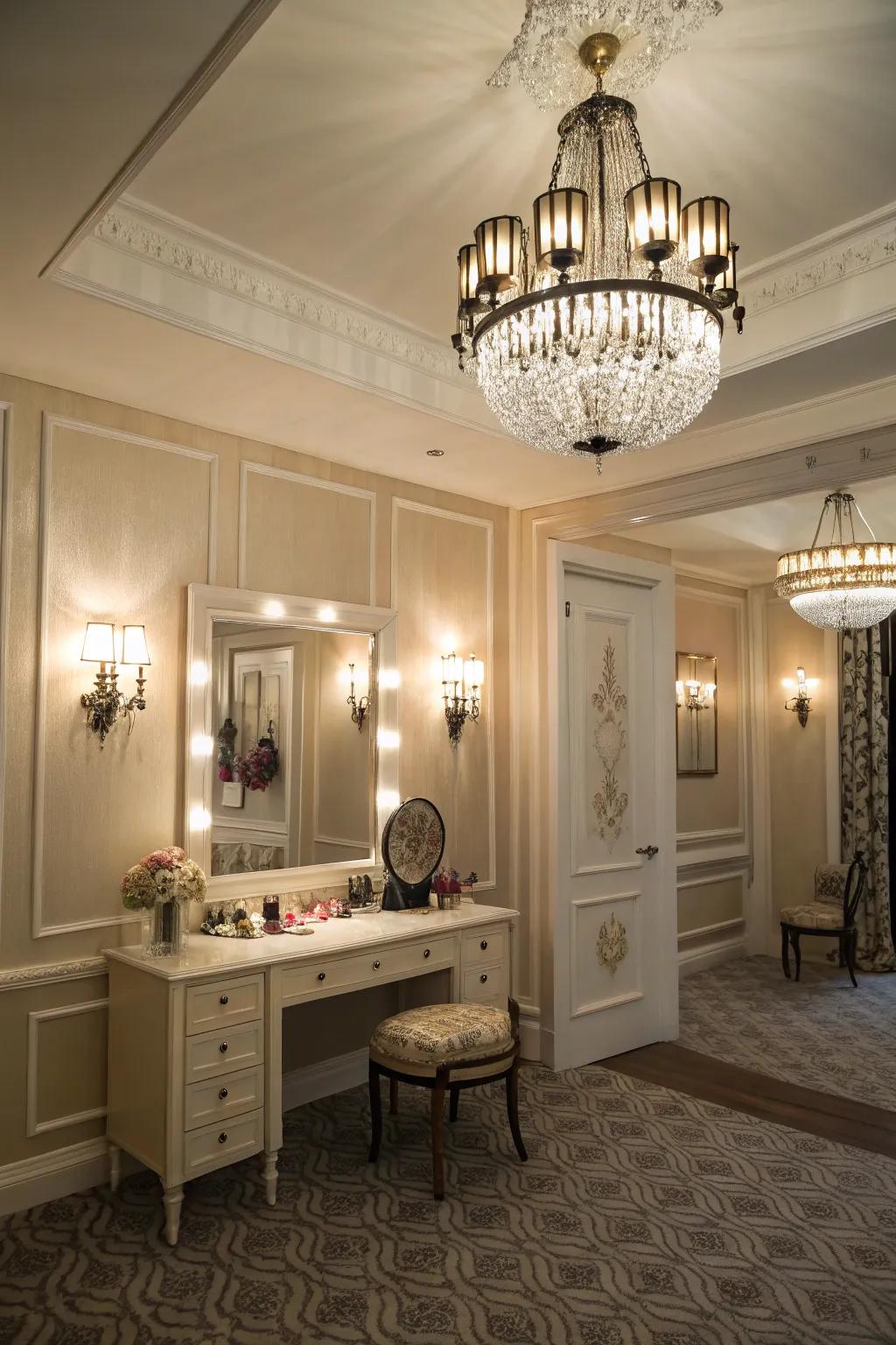 Layered lighting improves both utility and atmosphere.