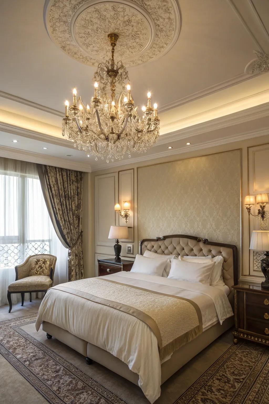 Elegant Illumination Pieces elevate the grace of your primary suite.