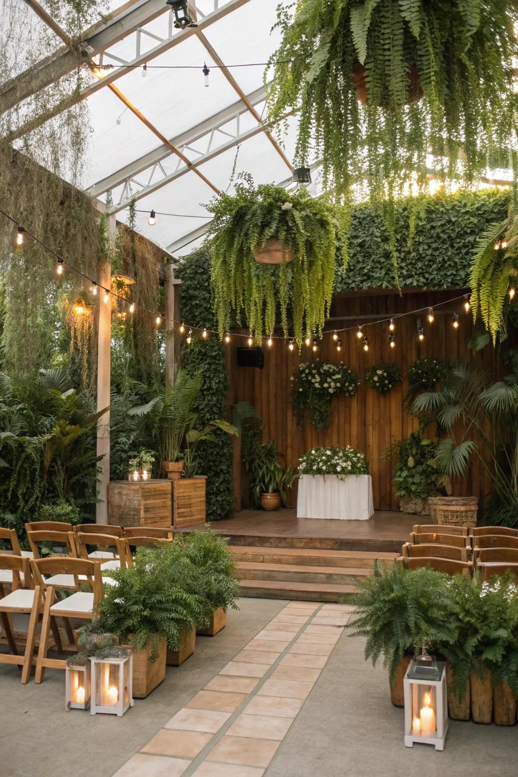 Invite the beauty of the outdoors in with nature-themed decorations.