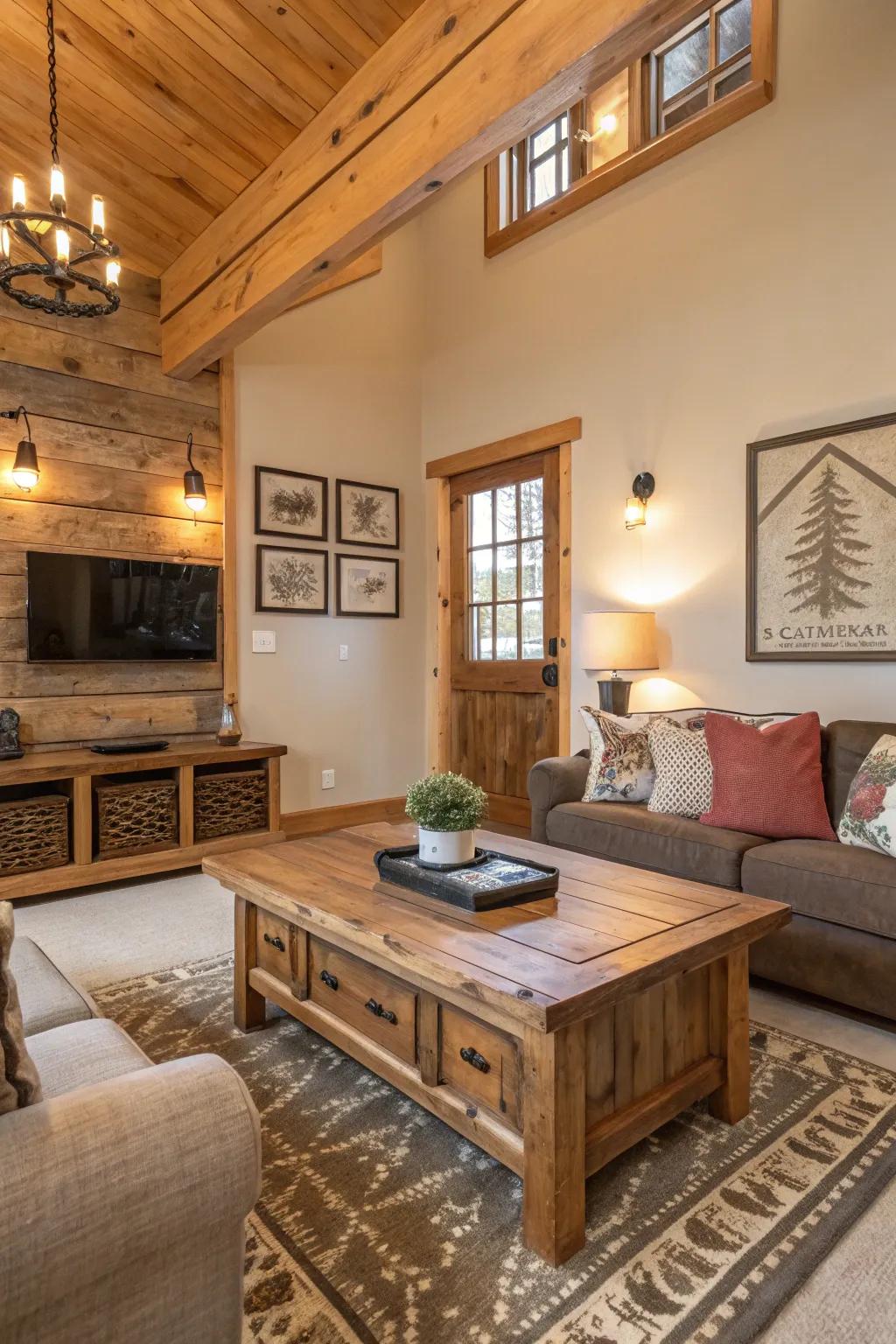 Woodland elements infuse warmth and allure into autumn decor.