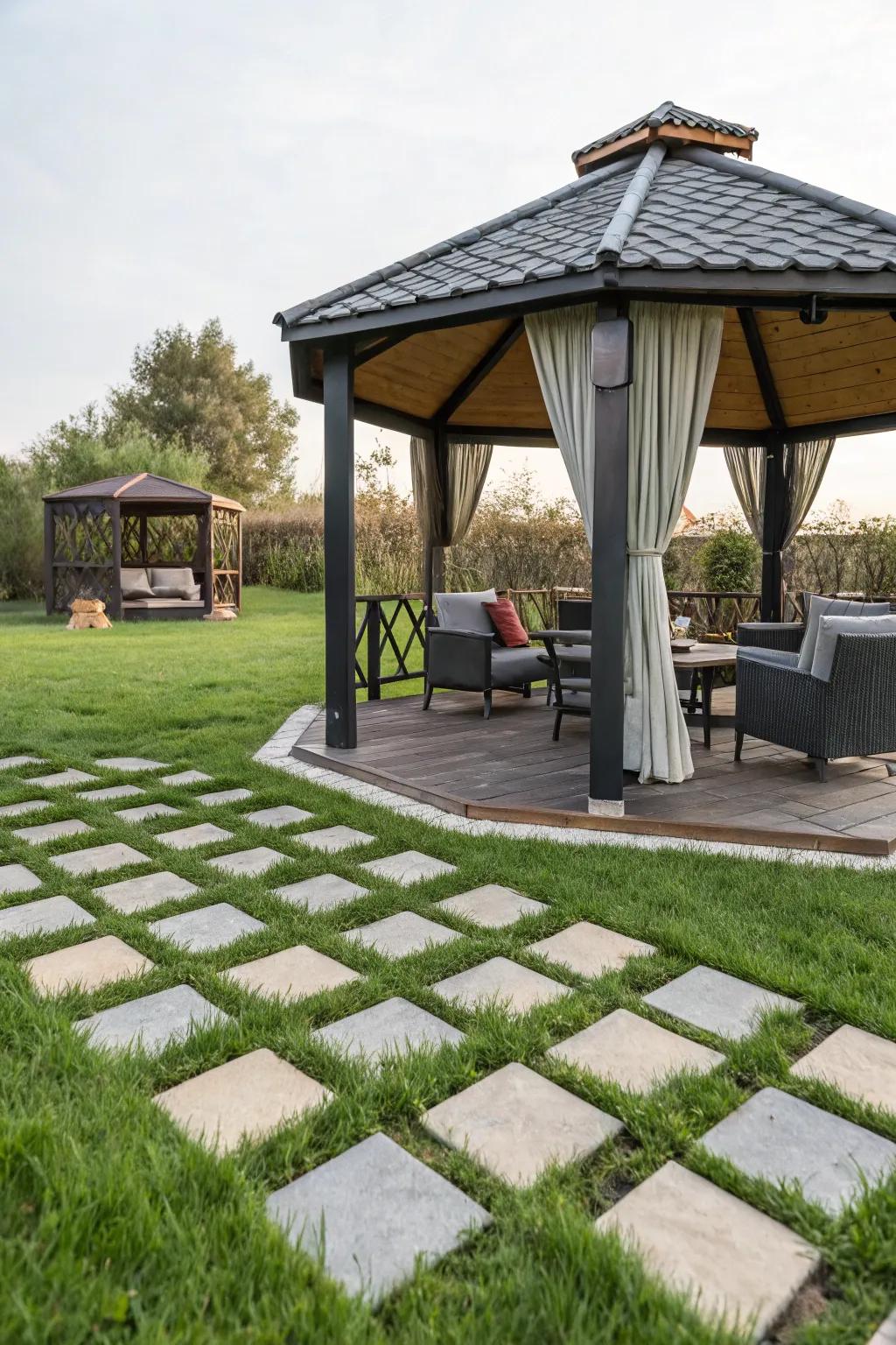 Connecting deck pavers provide a refined and versatile flooring choice.