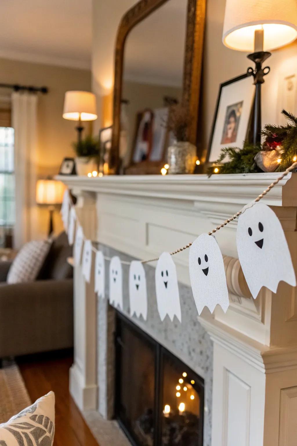 A spectral chain is an enchanting addition to your Halloween design.