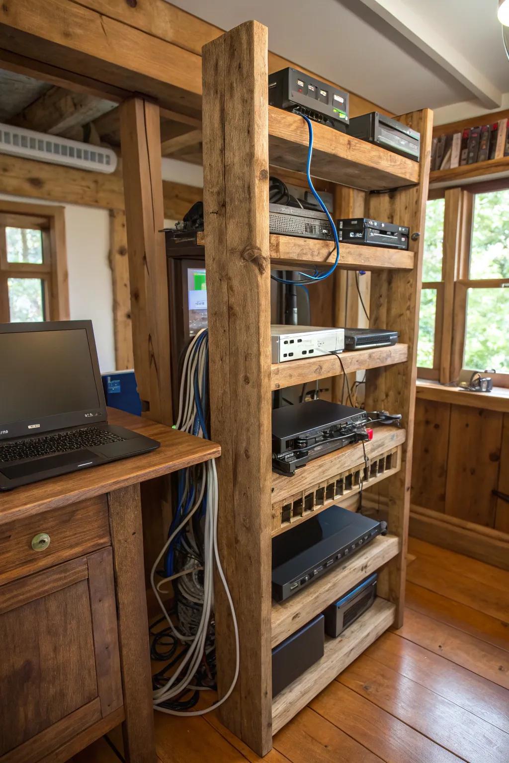 Build your personalized rack for a stylish and unique network.