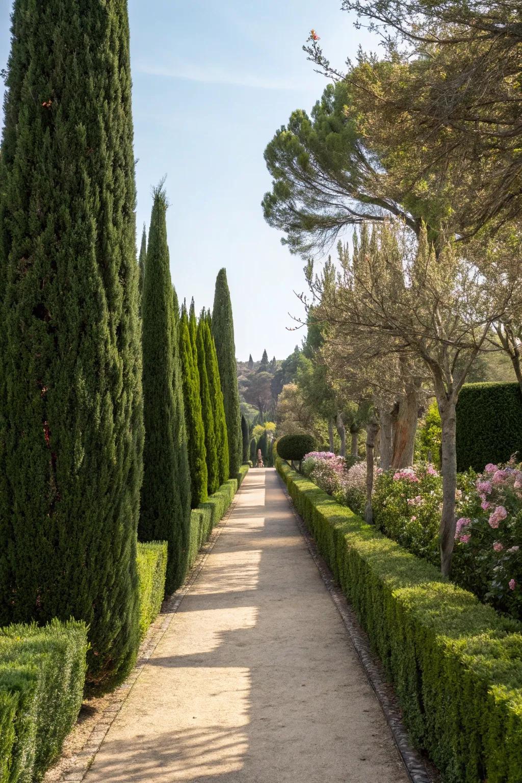 Define your garden with Skyline Sentinel borders for an elegant touch.