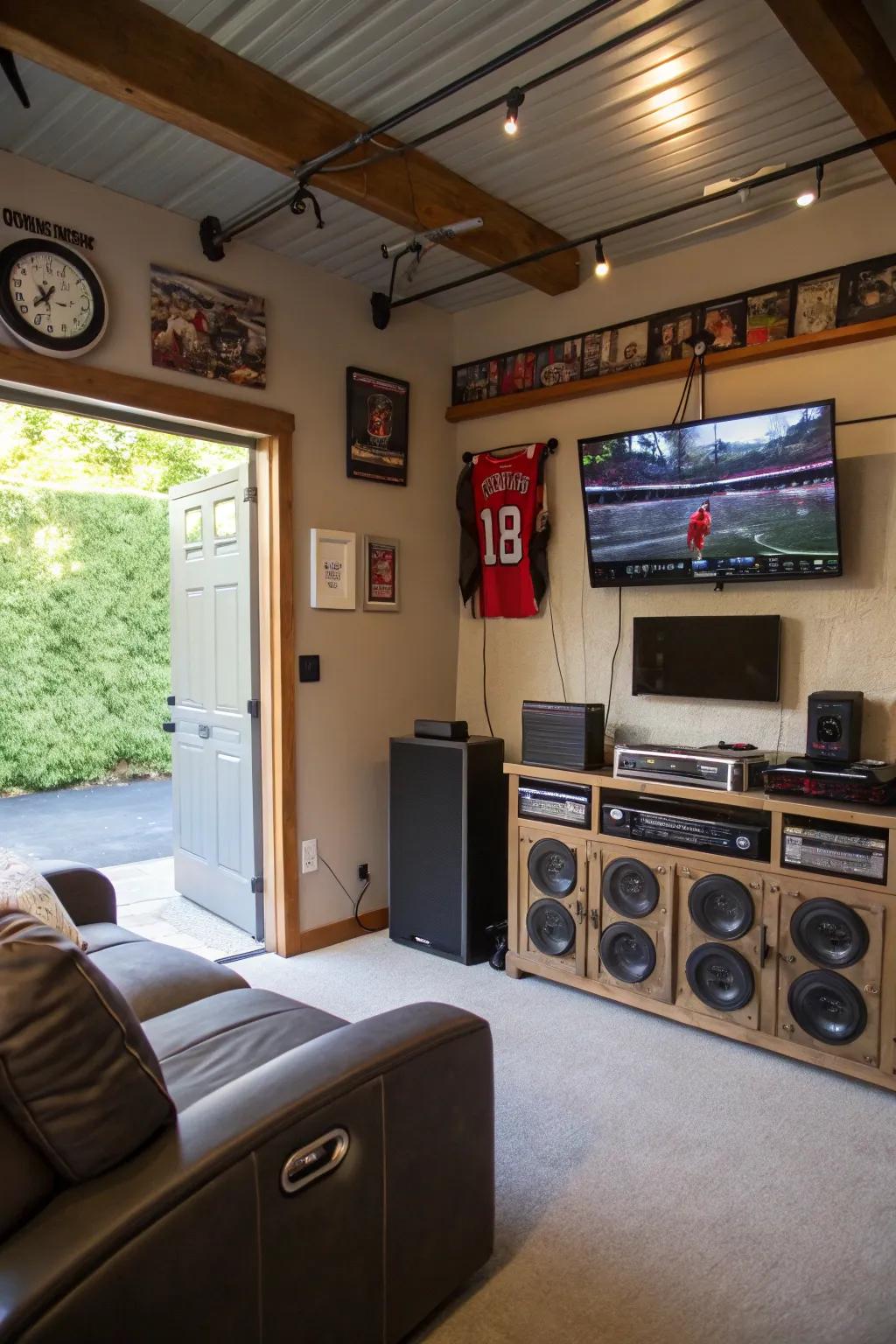 DIY solutions craft a captivating entertainment experience.
