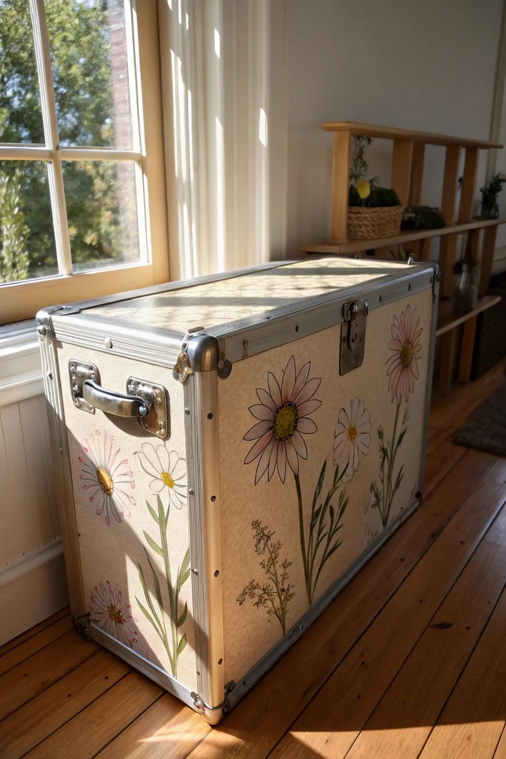 Floral motifs introduce a natural element to your décor.