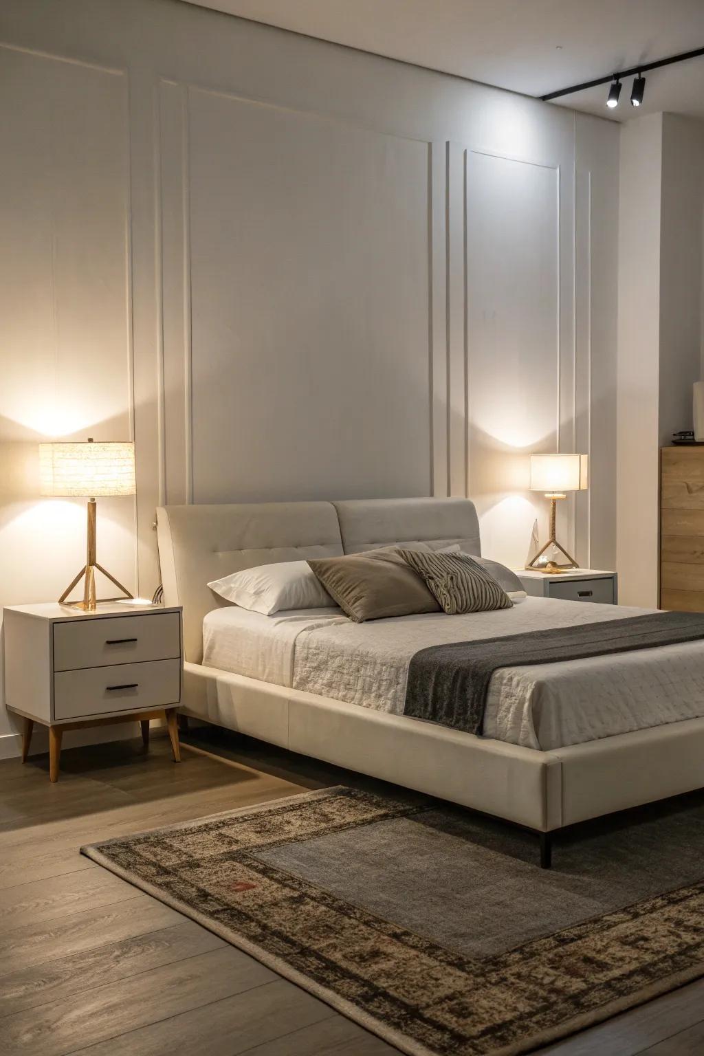 The essence of minimalism captured in simple furniture with clean lines.