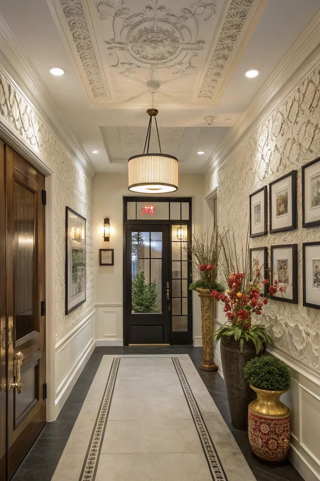 Transform your entryway with sophisticated panels.