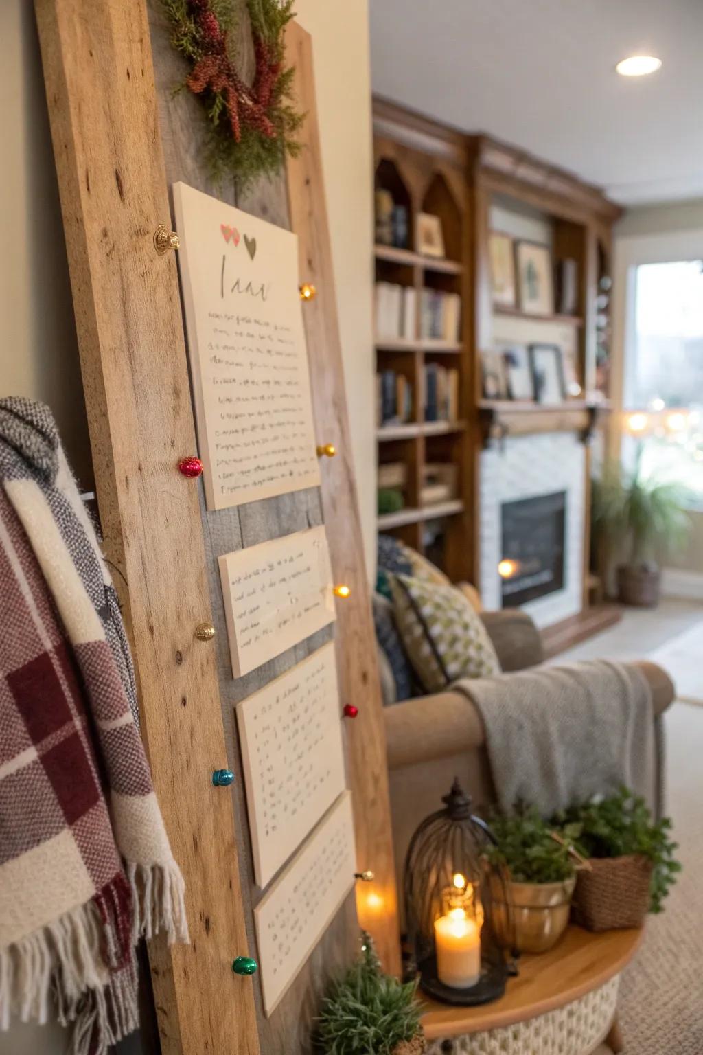 A farm verse board makes your place feel warm and special.