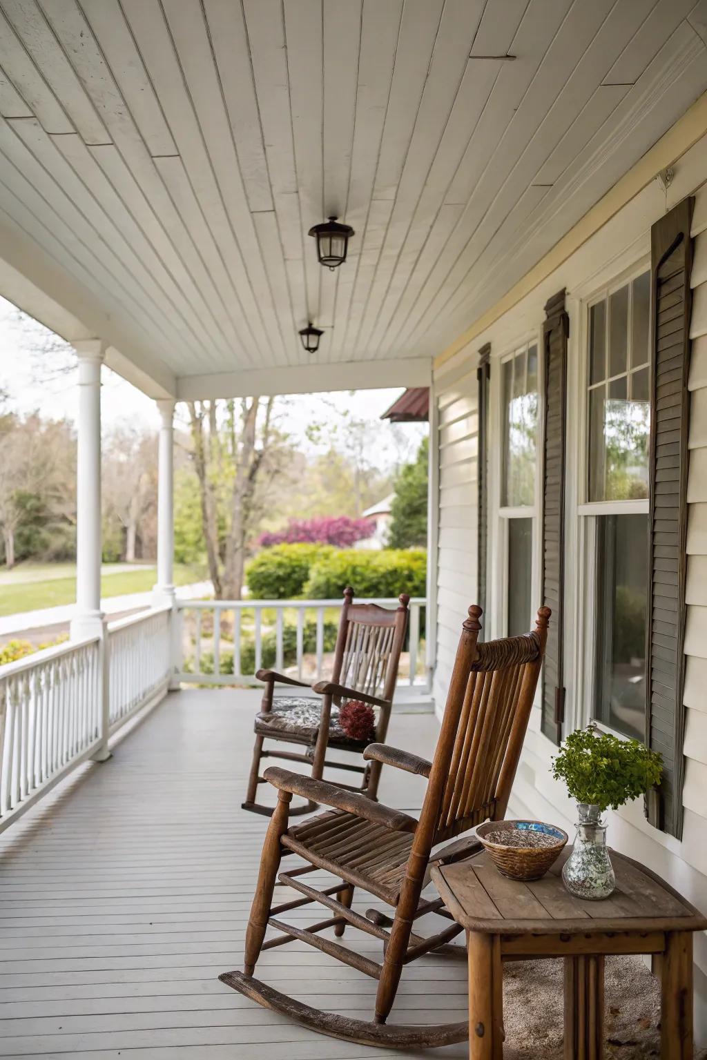 Grooved plank ceilings offer a timeless look with a rustic twist.
