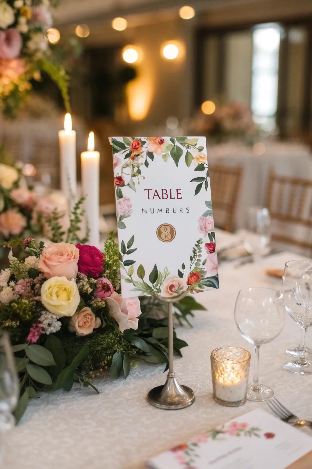 Bloom card holders make a stylish statement at elegant parties.