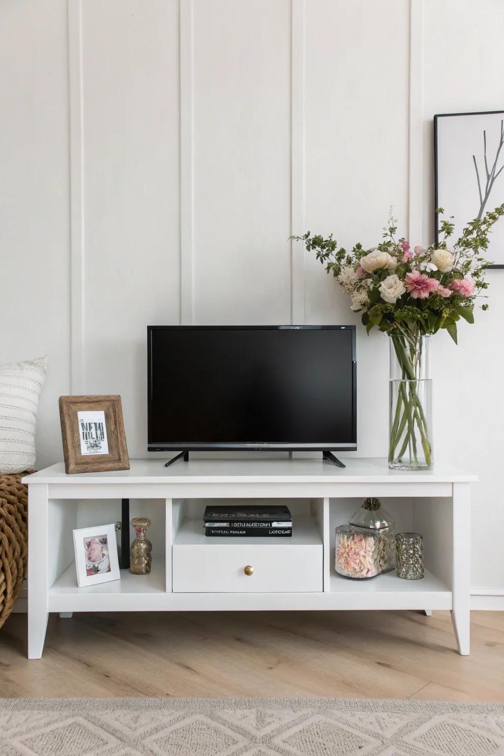 Exemplifying minimalism: uncluttered lines and pristine surfaces.