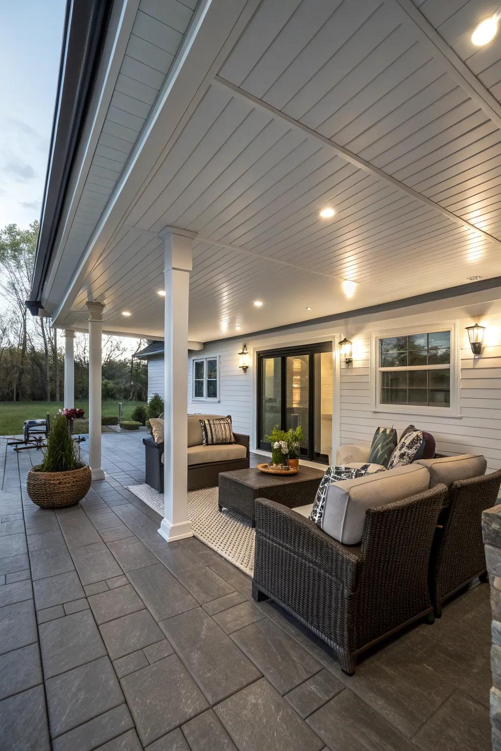 Keep your under-deck space dry and inviting.