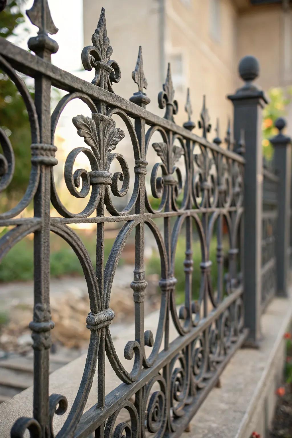 Ornamental designs add character and artistry to your fence.