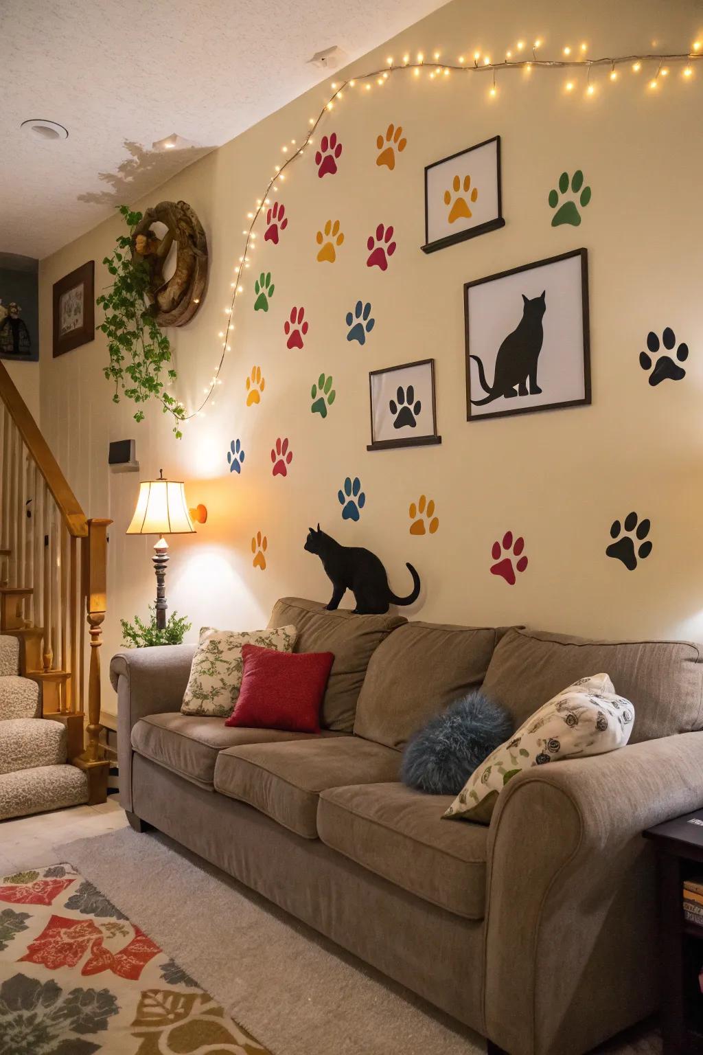 DIY endeavors infuse an individual flair into your feline wall.