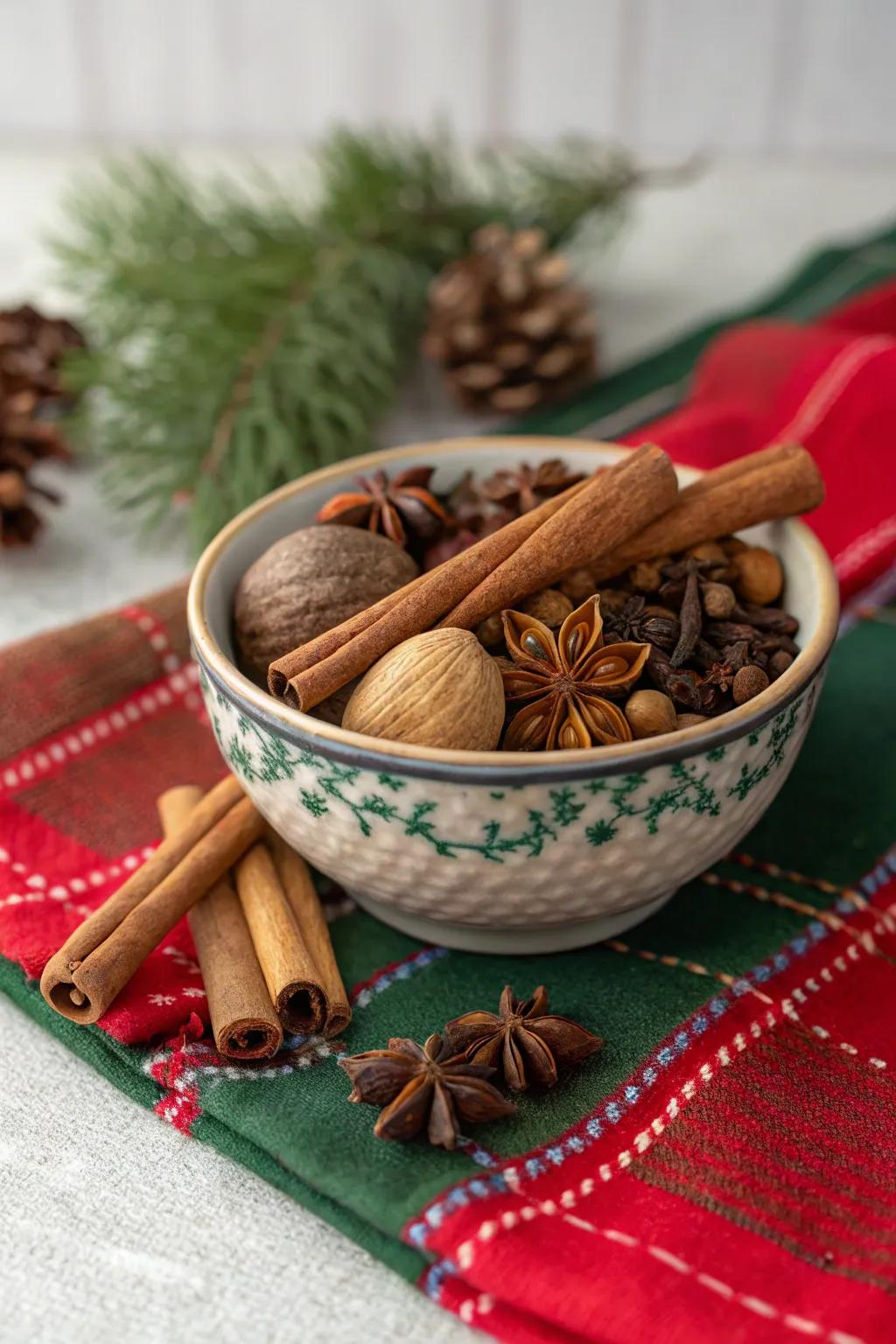 Festive holiday aromas.