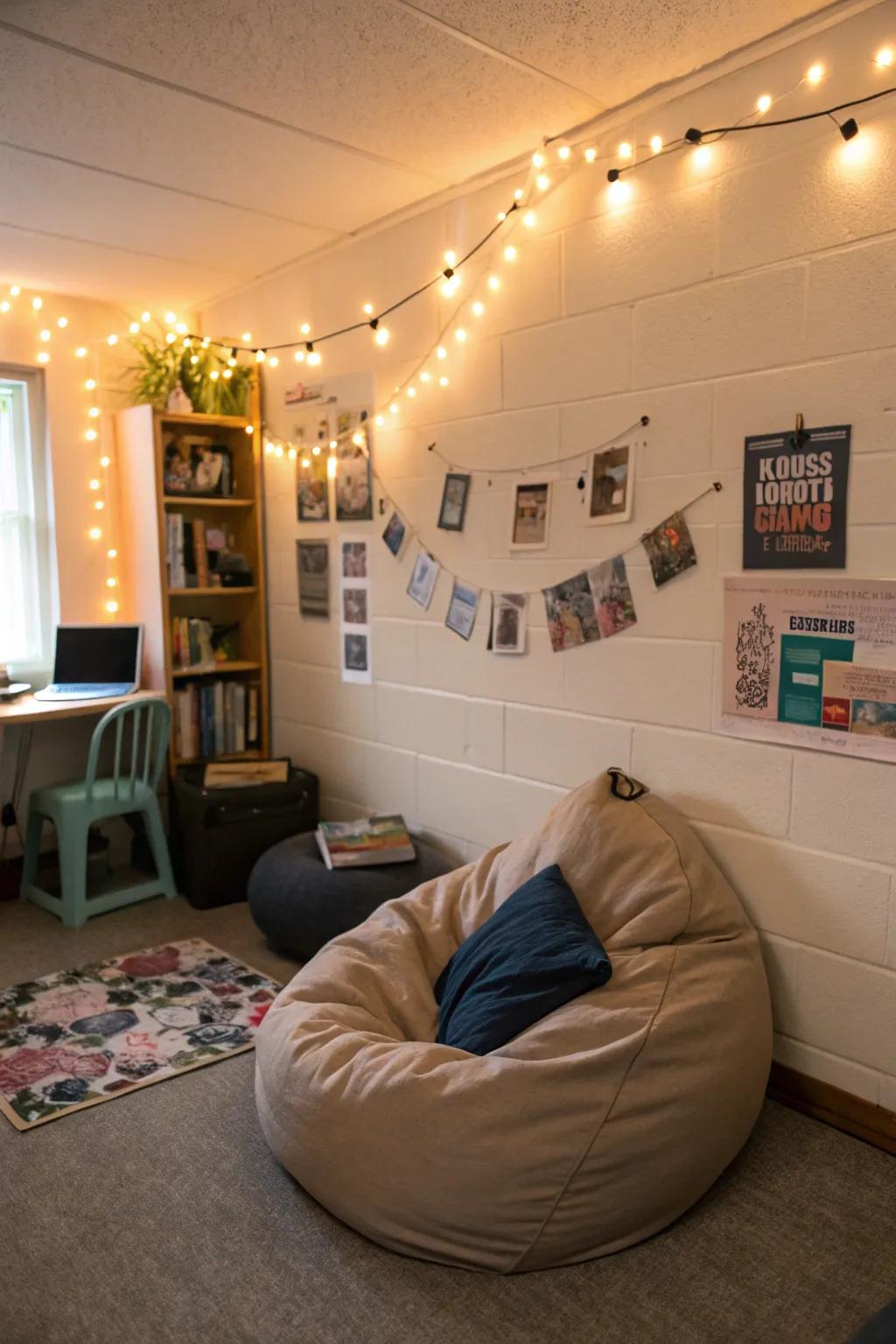 Set up a zone to relax and recharge.