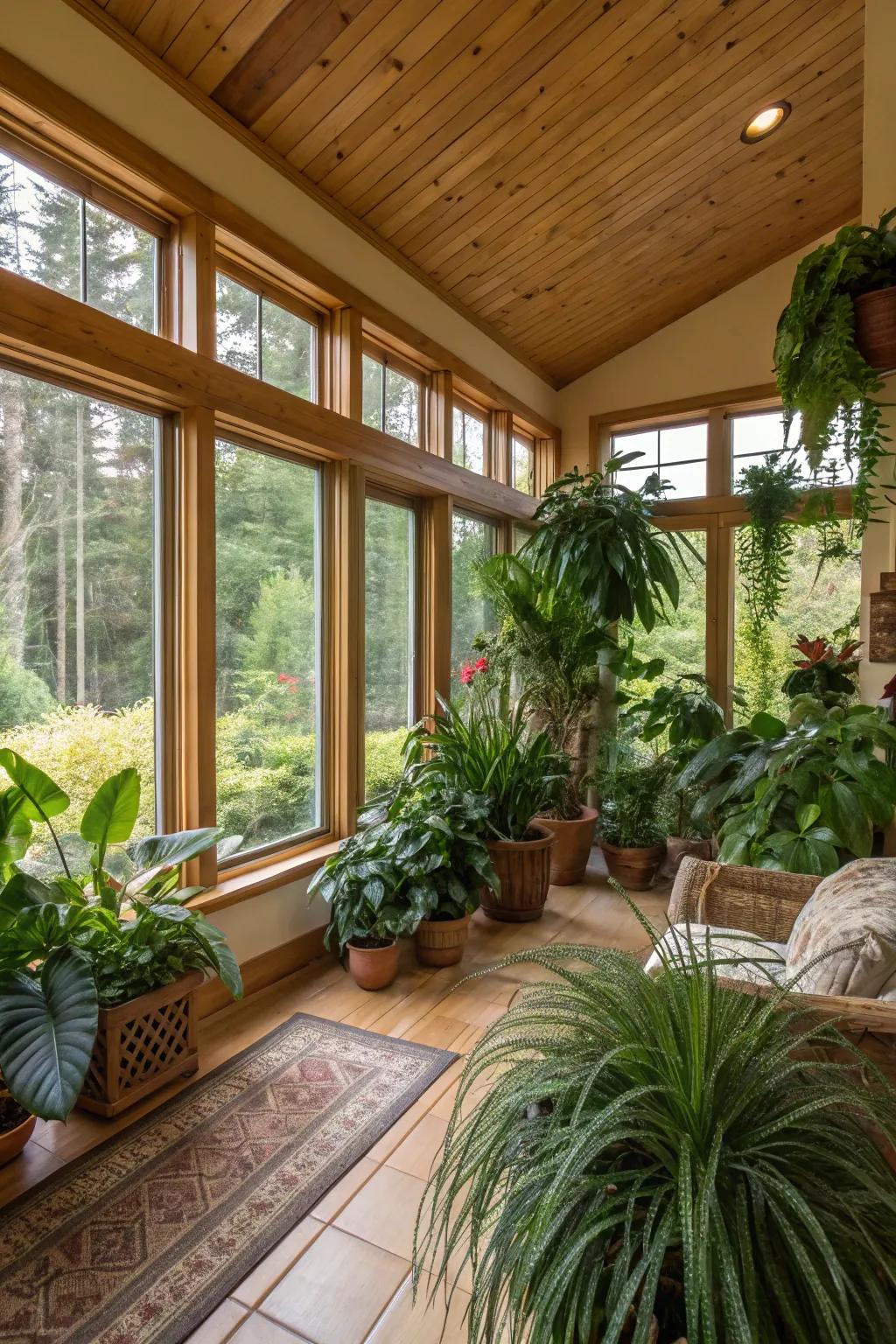 Indoor flora infuses vitality and freshness into your dwelling expanse.