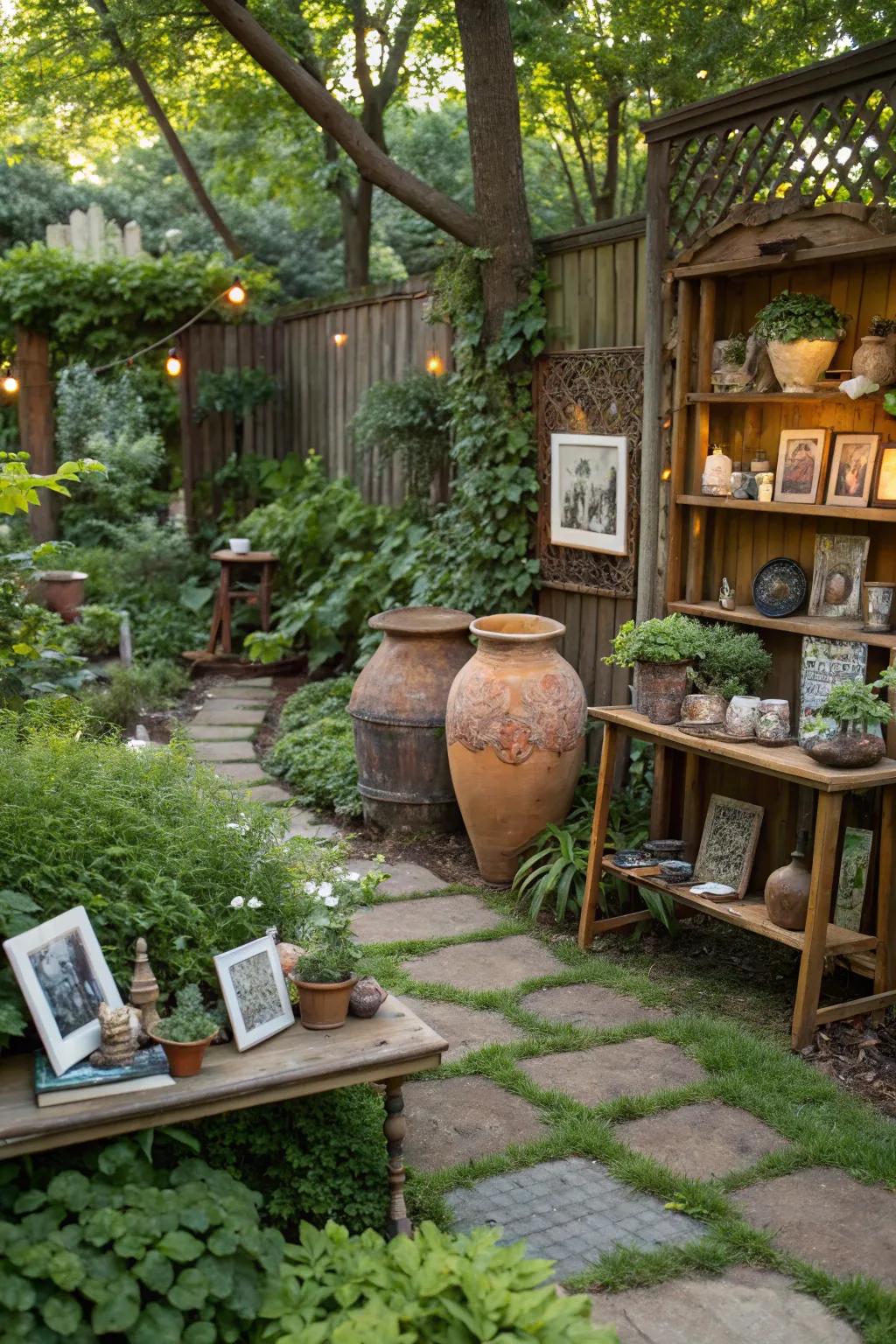 Personal touches make the landscape uniquely yours.